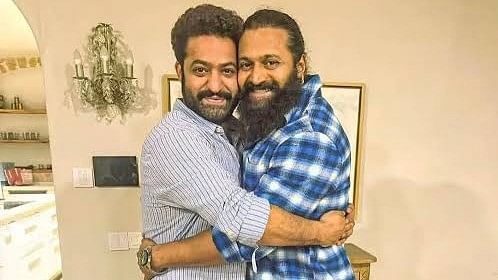 <div class="paragraphs"><p>Jr NTR and Rishab Shetty.</p></div>